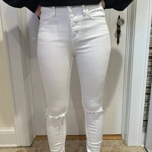 White high waisted Guess Jeans Size 25